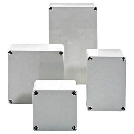 Wiegmann HW-S605055 - Captive Screws Electrical Enclosures, 2.36 in H, 1.93 in D, 2 in W, 4 X, Polycarbonate