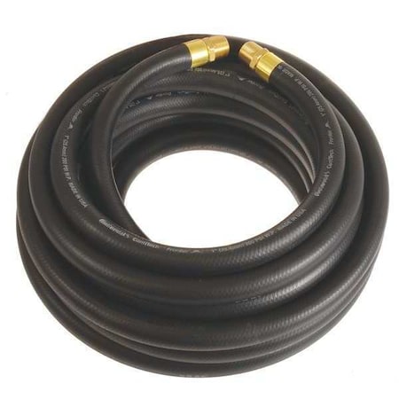 Continental HZB10020-100-11-G - 1" x 100 ft EPDM Coupled Air Hose 200 psi Black