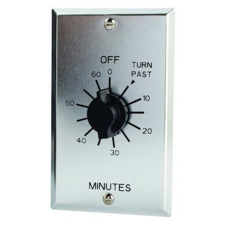 Nsi Tork C560M - Spring-Wound Timer,Range 0 to 60 min.