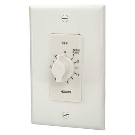 Nsi Tork A512HW - Spring-Wound Timer,Range 0 to 12 hr.