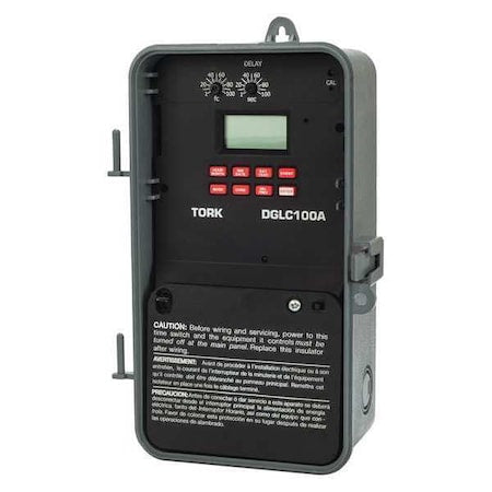Nsi Tork DGLC100A-NC - Electronic Timer,Astronomic,Clear,Plastic