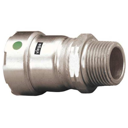 Viega 90255 - Strt, SS, Press-fit 2 in, MNPT 2 in