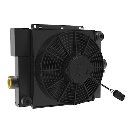 Akg D16-12-BP25 - Forced Air Oil Cooler,12 VDC,4 to 50 gpm