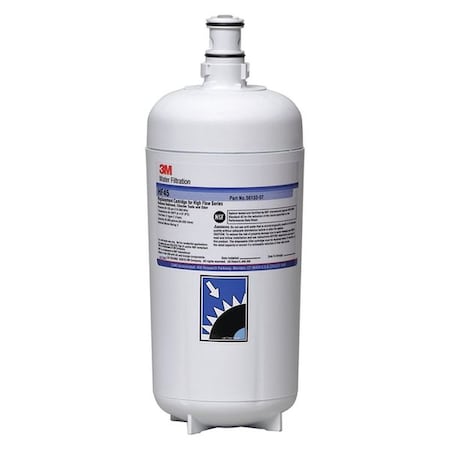 3M HF45 - Quick Connect Filter, 2.1 gpm, 3 Micron, 5-23/64" O.D., 14 39/64 in H