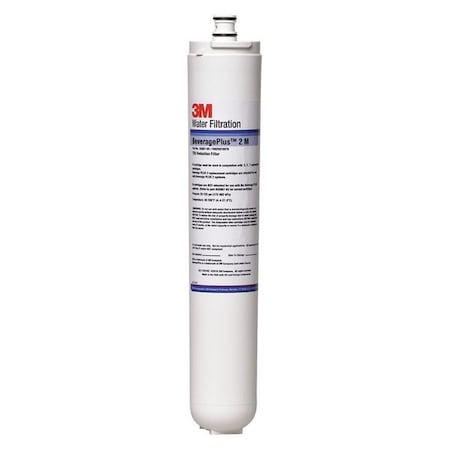 3M TFS450 RO Cartridge - Quick Connect Filter, 100 gpm, 12 in H