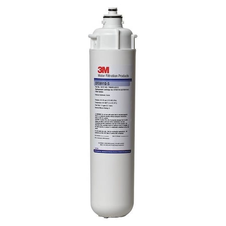 3M CFS9110-S - Quick Connect Filter, 1.5 gpm, 5 Micron, 15 in H