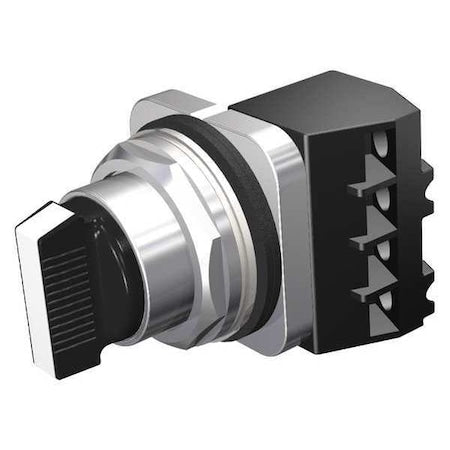 Siemens 52SA2AABA1P - Selector Switch, 30 mm, 1 NO/1 NC, Black