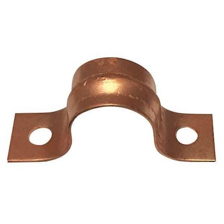 CC-50PS - Pipe Strap,Two-Hole,Steel,1/2"Pipe Size