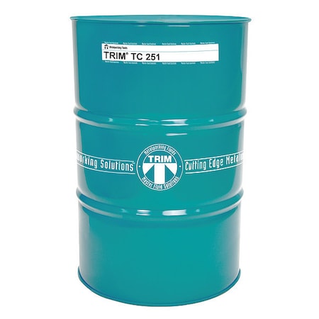 Trim TC251-54G - Cutting Oil Additive, 54 gal, Drum, Light Yellow to Amber