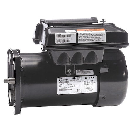 Century ELV08SQ - Pool Pump Motor, ECM, 1/100, 17/20 HP, 48 Y Frame, 600-3,450 Nameplate RPM