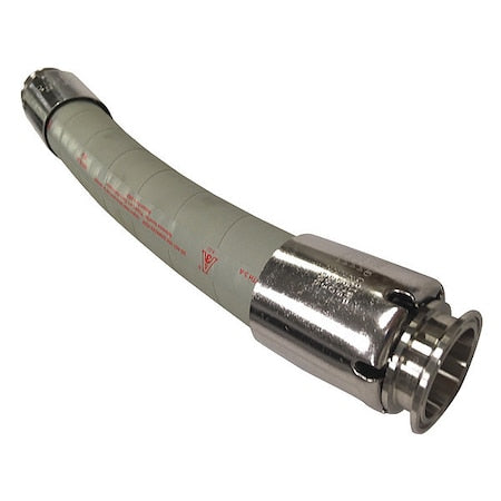Novaflex 6300-32-10-TRI-TRI - Food Grade Hose Assembly,2" ID x 10 ft.