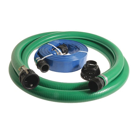 PKQ2-400 - Water Hose,4" ID x 20 ft., 50 ft.,Green