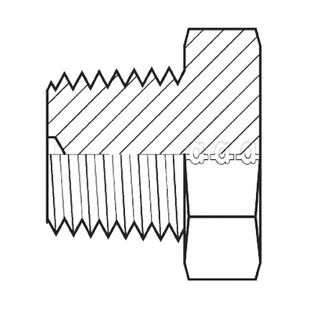 Adaptall 9030T-08 - Hose Adapter,1/2",BSPT