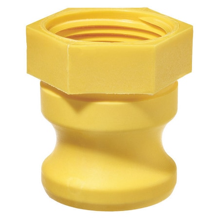 Usa Industrials BULK-CGF-443 - Cam and Groove Adapter,1",Nylon