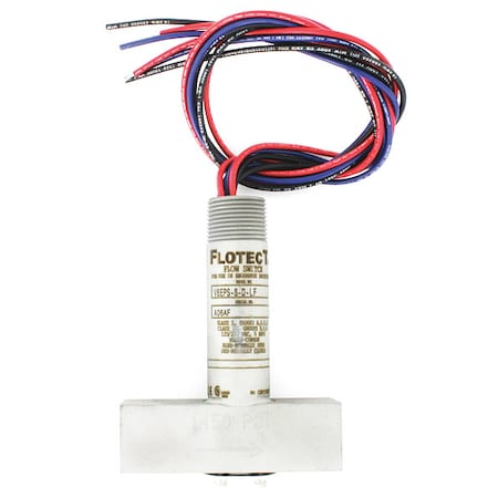 Dwyer Instruments V6EPS-S-D-LF - Liquid Flow Switch,DPDT,125/250 VAC