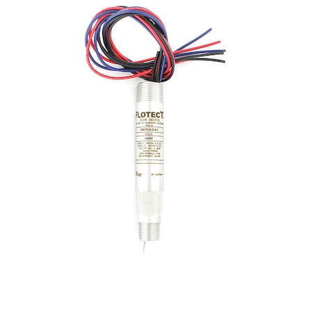 Dwyer Instruments V6EPS-S-D-6-0 - Liquid Flow Switch,DPDT,125/250 VAC