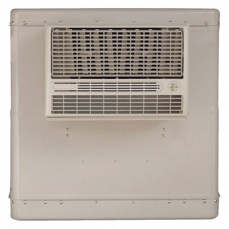 Champion Cooler RWC44 - Window Evaporative Cooler, 4,000 cfm, 1,100 sq ft, 11 gal, 1/3 hp, Belt