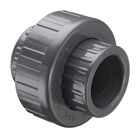 857-005 - PVC Non-Threaded PVC Union, Socket x Socket, 1/2 in Pipe Size