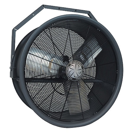 Fostoria HV-30-120 - High-Velocity Industrial Fan, 28 in Blade Dia, 3 Blades, 1 Speeds, 120 V AC, 35 1/8 in W