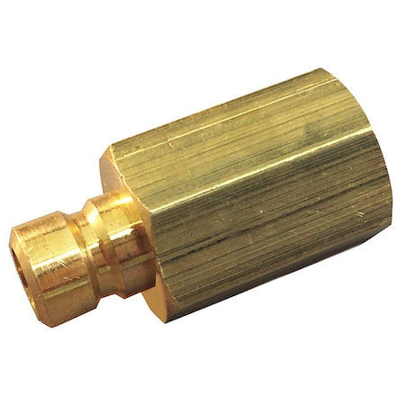 Hansen FTP354F - Hydraulic Quick Connect Hose Coupling, Brass Body, Push-to-Connect Lock, 1/2"-14 Thread Size