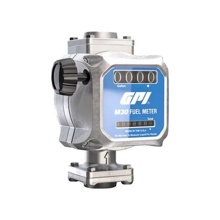 Gpi M30-G8N - Mechanical Flowmeter,1" Connection