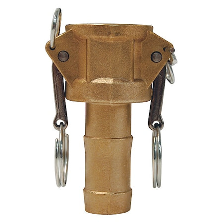 Dixon G125-C-BR - Cam and Groove Coupling,1-1/4",Brass