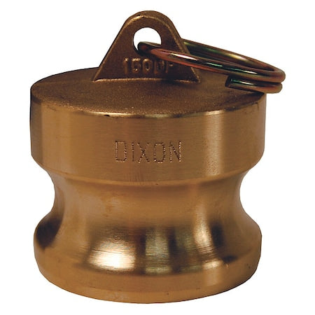 Dixon G125-DP-BR - Dust Plug,Type DP,Forged Brass,1-1/4"
