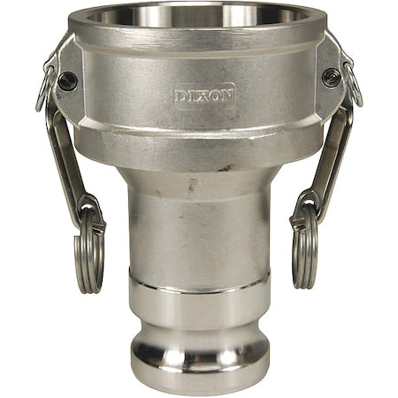 Dixon G3020-DA-SS - Cam and Groove Adapter,2", 3",316 SS