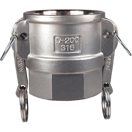 Dixon G50-D-SS - Cam and Groove Coupling,1/2",316 SS