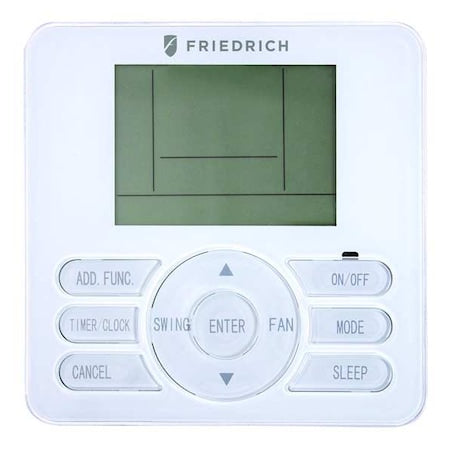 Friedrich FPWC1 - Wall Controller, Wall Mount, Battery, 115 VAC
