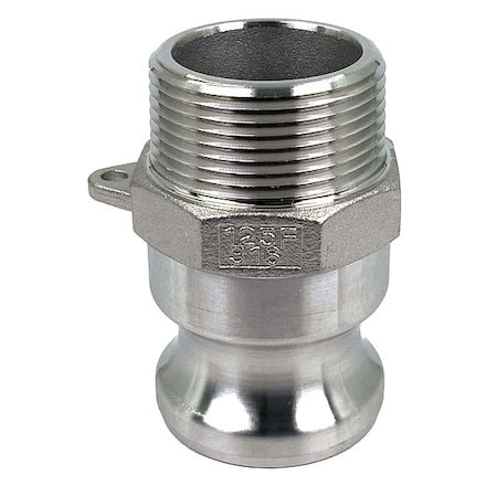 PLE117 - Cam and Groove Adapter,1-1/4",316 SS