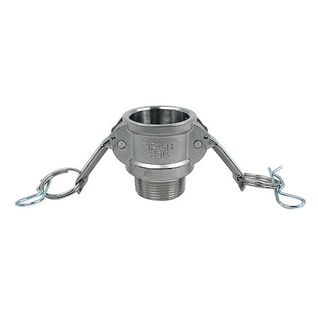 N/A PLE128 - Cam and Groove Coupling,1-1/4",316 SS