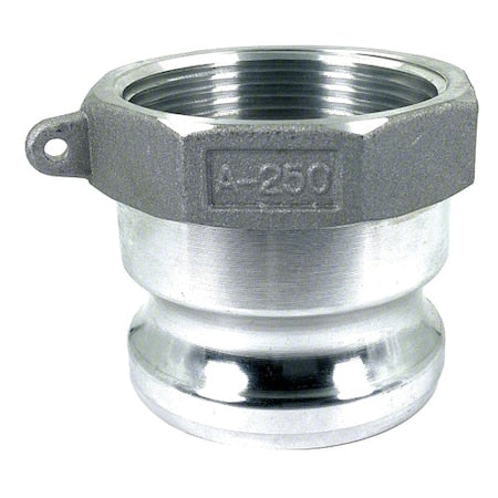 PLE06 - Cam and Groove Adapter,2-1/2",Aluminum