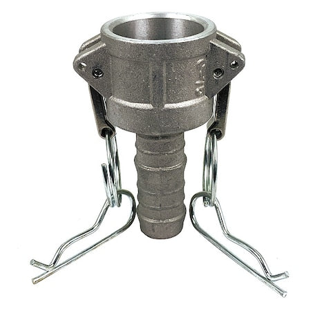PLE52 - Cam and Groove Coupling, 3/4", Aluminum, Overall Length: 3-11/32"