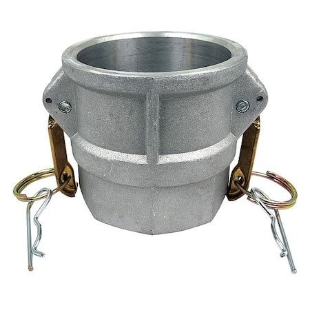 PLE66 - Cam and Groove Coupling, 2-1/2", Aluminum, Coupling Type: Type D