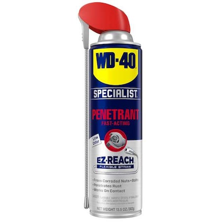Wd-40 300486 - Penetrating Lubricant, 14 oz, Aerosol Spray Can, Organic Solvent Base, 200 Degrees F Max Op Temp, Not Rated, Colorless