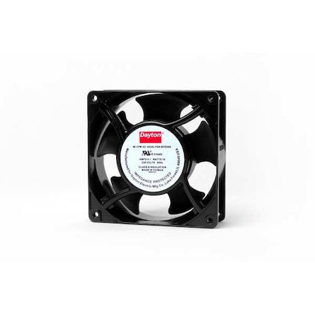 Dayton 55VD25 - Standard Square Axial Fan, 230 V AC, Aluminum, 4 11/16 in W.