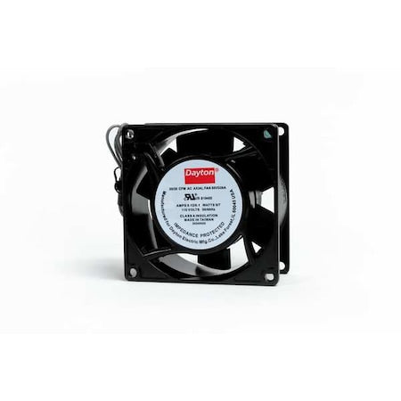 Dayton 55VD28 - Standard Square Axial Fan, 115 V AC, Aluminum, 3 1/8 in W.