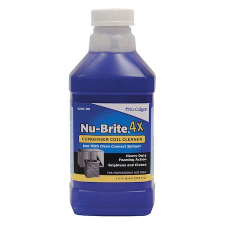 Nu-Calgon 4291-90 - Coil Cleaner, 32 oz, Bottle, Blue