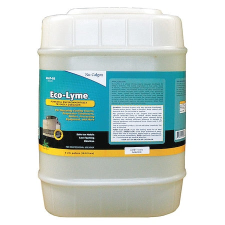 Nu-Calgon 4167-05 - Scale Remover,Yellow,5 gal,Bottle