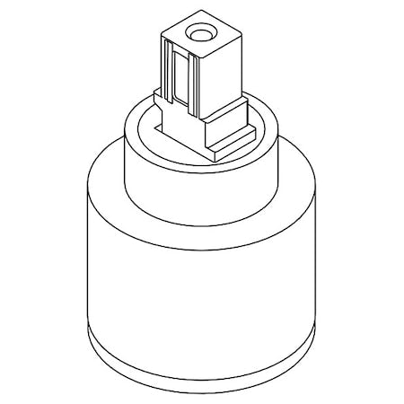 Kohler k-1341336 - Ball Valve,White,2" L,Hot/Cold
