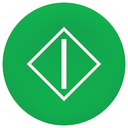 Schneider Electric ZBA346 - Push Button Head, Marked, 22mm, Green