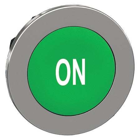 Schneider Electric ZB4FA341 - Pushbutton Head, 30 mm, Green, White