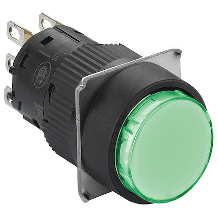 Schneider Electric XB6EAW3B1P - Illuminated Push Button, 16 mm, SPDT, Green