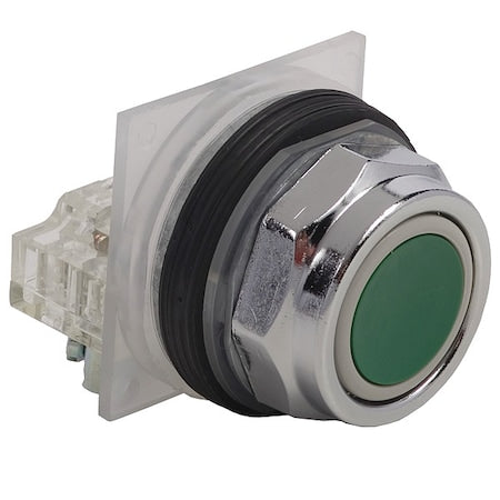 Schneider Electric 9001KR1GH5Y238 - Push Button Operator, 30 mm, 1 NO/1 NC, 1 NC, 1 NO, Green