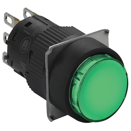 Schneider Electric XB6EAA31P - Push Button Operator, 16 mm, SPDT, Green