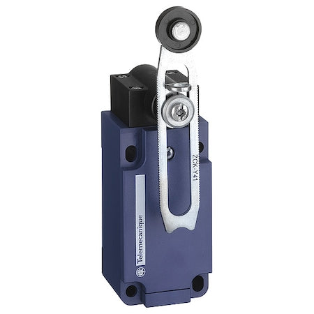 Telemecanique Sensors XCKS541H7 - Limit switch, Adjustable Roller Lever, Rotary, 1 NC/1 NO, 3 A at 240 V AC, Actuator Location: Side