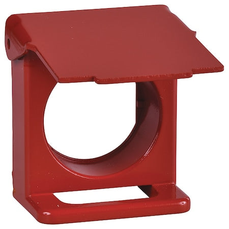 Schneider Electric ZB4BZ64 - Padlockable Flap, 22 mm, Metal, Red