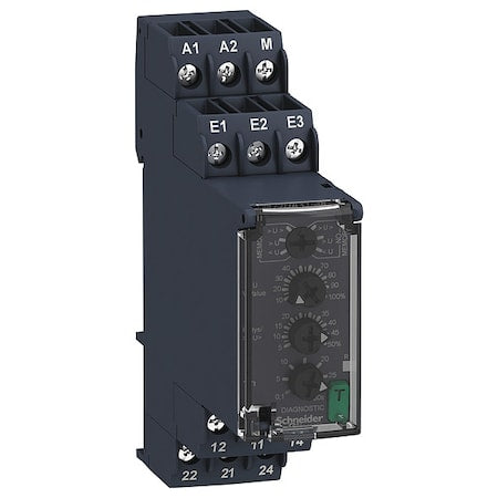 Schneider Electric RM22UA31MR - Volt Sensing Relay, 5 A, 20-80 VAC/DC, 12 Pin