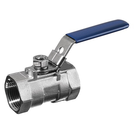Usa Industrials ZUSA-VLV-138 - Manual 2-Way Ball Valve,BSPT,304 SS